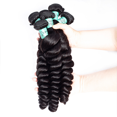 Halosister Golden Grade Virgin Indian Loose Wave Hair Bundles